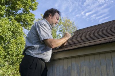 Roof Inspection During Blowings