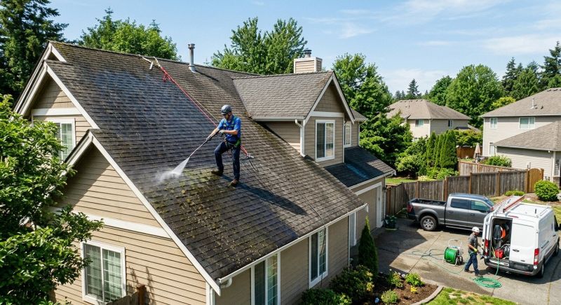 Roof Soft Washing in Vancouver, WA